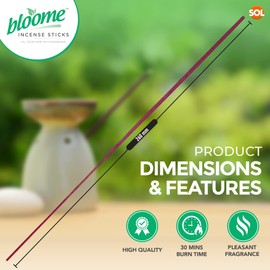 bloome 32pk Incense Sticks Multipack for Yoga, Meditation or Relaxation | Insencents Sticks | Mood Setting Insense Sticks Kit | Incense Sticks Set | Insence | Insencensticks | Incence | Relaxing Spa