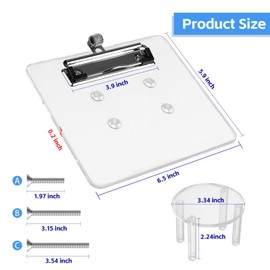 ARCHEREST Golf Cart Scorecard Holder with Pencil Holder – Fits EZGO, Club Car, Yamaha & Other 5-6 Hole Steering Wheels | Adjustable Pen Loop, Secure Clamp, Easy to Install & Record