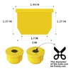 YMS Washing Machine Drain Outlet Plug, Silicone Sealing Plug for