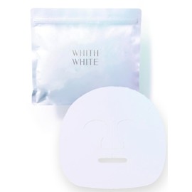 【Liquid Dripping x Large Capacity】 WHITH WHITE (Fiss White) Whitening Anti-inflammatory Pack for Face Acne and Pore Care Moisturizing Silk Skin UV Protection 30 Sheets | Liquid Volume 480ml Face Pack