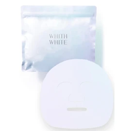 【Liquid Dripping x Large Capacity】 WHITH WHITE (Fiss White) Whitening Anti-inflammatory Pack for Face Acne and Pore Care Moisturizing Silk Skin UV Protection 30 Sheets | Liquid Volume 480ml Face Pack