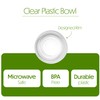 PLASTICPRO 40 Pack Clear Plastic Soup Bowls 5 oz Durable