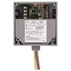 FUNCTIONAL DEVICES RIB RIBX24BA 0.5-20 AMP, 20 AMP SPDT, 24VAC/DC Coil, -30 to 140 F, 600 Volt Wire Rating, Adjustable, Current Switch and Relay Combination, NEMA 1 HOUSING