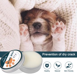 Paw Balm for Dogs & Cats, Fix Dry Cracked Dog Paws,Soothes Irritated Paws & Elbows,Paw Protector for Dry,Rough Cracked Paws and Nose Moisturizing