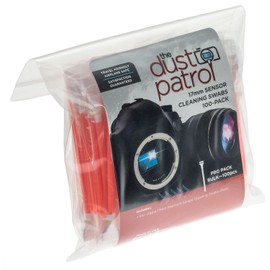 Alpha 17mm Sensor Cleaning Swabs (100 Bulk pk) (Red)