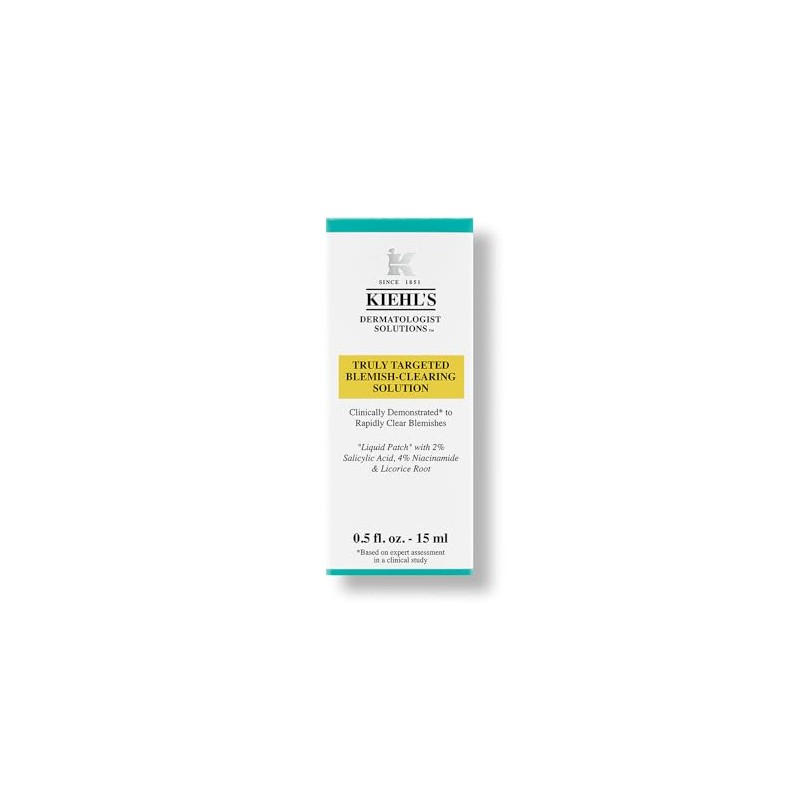 Kiehls Truly Targeted Blemish-Clearing Solution, Solución Eliminadora de Acné, Tratamiento