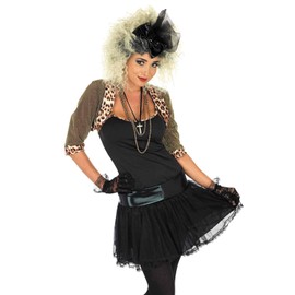 Adult Pop Star Costume, M, 80s Pop Diva