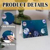 DRWJPAT Outer Space Place Cards, Planets Rocket Name Card For