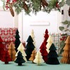 Chiisong 15 Pcs Honeycomb Paper Christmas Tree 4/6/8/10 Inch 3D