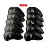 HISTAR Golf 10pcs PU Thick Synthetic Leather Skull Design Golf