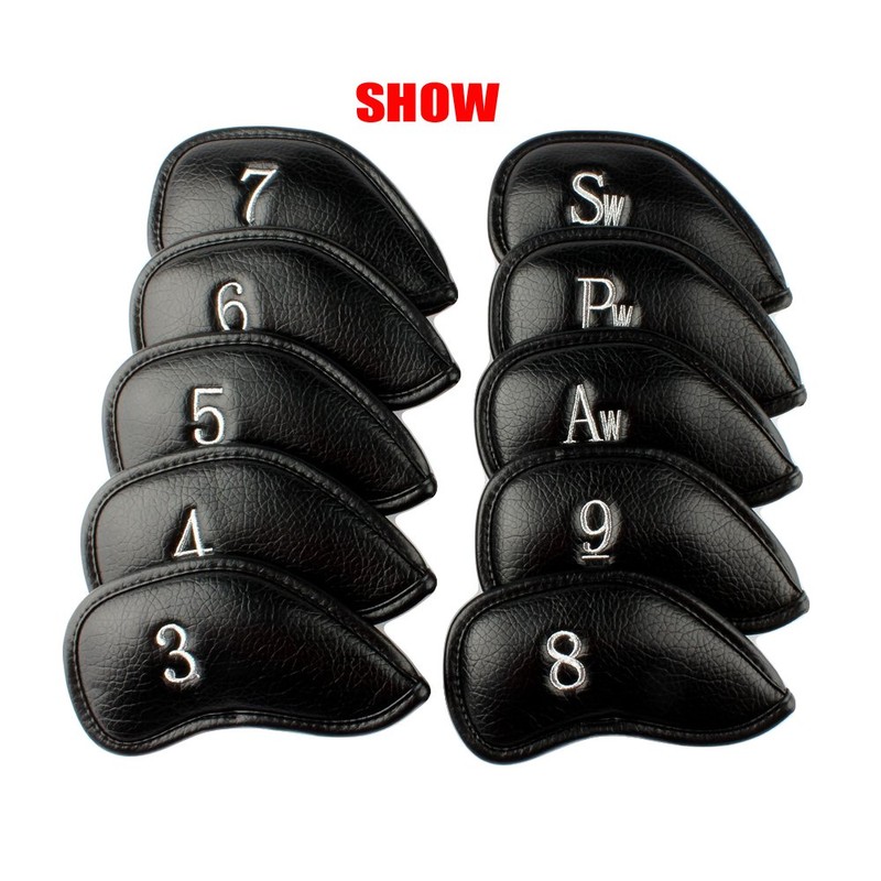 HISTAR Golf 10pcs PU Thick Synthetic Leather Skull Design Golf