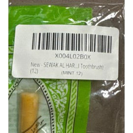 Zenia 12 Pack Sewak Al-Haram Natural Miswak Toothbrush Organic Siwak Siwak Stick