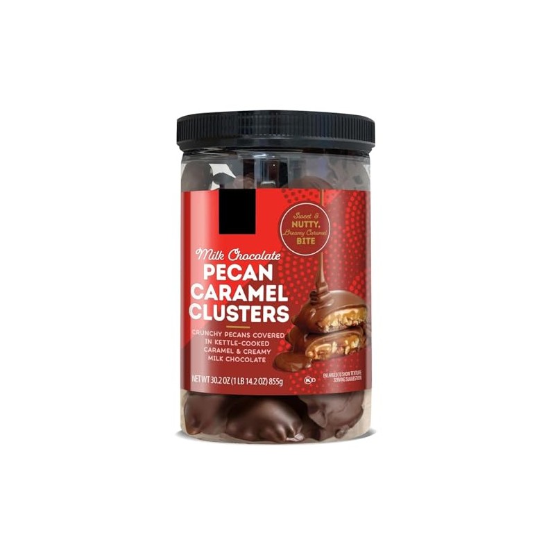 Milk Chocolate Pecan Caramel Clusters, 30.2 oz.