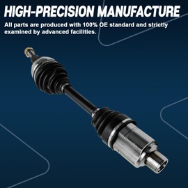 AUTOCLUB 4WD Front CV Axle for 2006-2010 Dodge Ram 1500-2011 Ram 1500-2007 2008 2009 Replacement Assembly Shaft Passenger Driver Side 2pc Set - 60-3404