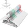 Eunhdet 50 Pack Kids Hangers for Nursery Closet, Adjustable Non-Slip