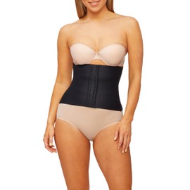 Nancy Ganz Women's Body Id Waist Cincher, Black, Size 14/Large