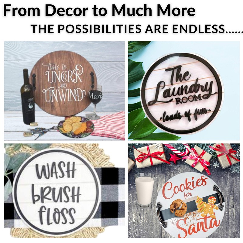 Unfinished Wood Rounds for Crafts - 2 Pack of 14