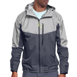 NAVIS MARINE Ultralight Wading Jacket for Men–Premium Waterproof Breathable Outdoor Gear for Fishing&Hiking(Steel grey,Small)