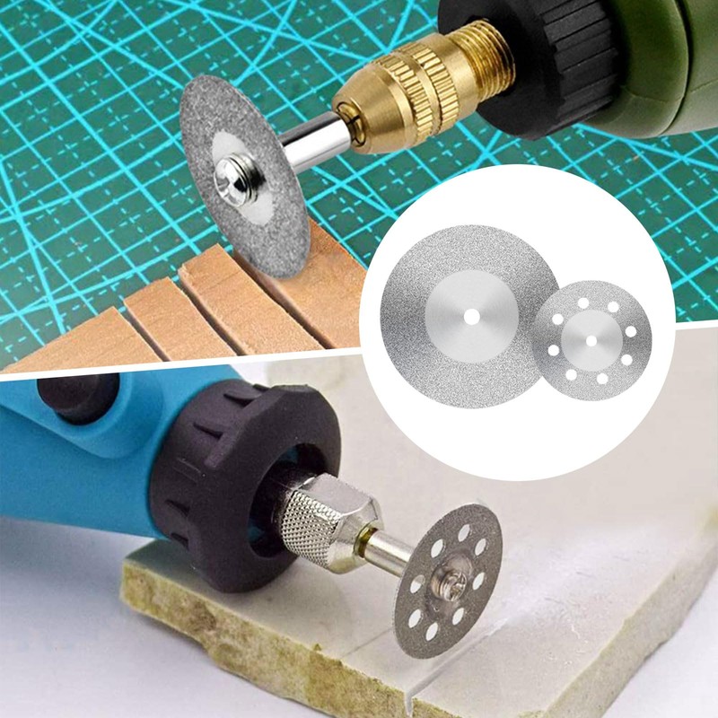 KOOLEVER 24PCS for Dremel Cutting Discs Metal, 40/22mm Diamond Cutting