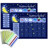 kids2learn Children's Bedtime Routine Chart Reward Chart for Sleep Training