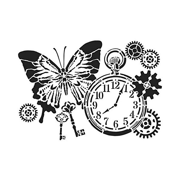 Ideen mit Herz Laser Plastic Stencil, DIN A4, Perfect for