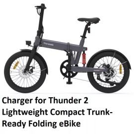 upright ac Charger power adapter For 5th wheel Thunder 2 Lightweight Compact ebike a2