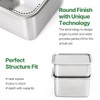 EVERSTEN CuBE Medium 2PCS Set 1000ml 650ml Stainless Steel Food