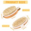 Pack of 2 Dry Brush Body Brush Natural Bristles Dry