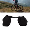 Bicycle Bike Rear Seat Carrier Bag Canvas Cycling Double Bags