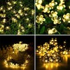 Solar String Light, 7M 50LED Cherry Blossom Fairy Light, Outdoor
