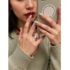 ALRNBY Gold Stack Oura Rings for Women Non Tarnish Faux