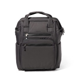 Baggallini Chelsea Laptop Backpack, Black Puff