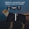 KOOGAL Pet Large Dog Raincoat Apparel Poncho Waterproof for Medium