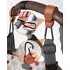 MYGLOAR 2PCS Award Winning Pram Bag Hooks, Changing Bag Pram