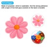 sourcing map Flower Iron-on Patches Embroidered Sew Flower Patch Appliques