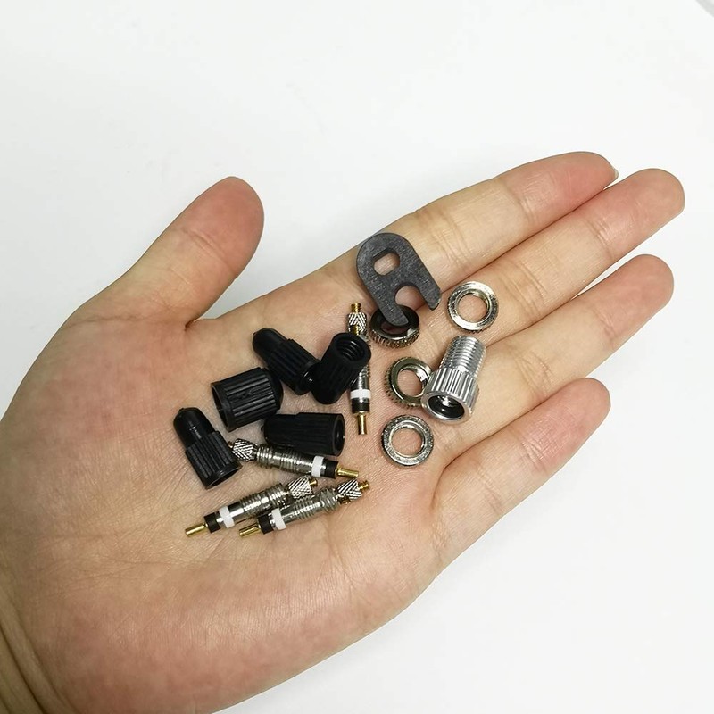 Universal Presta Valve Core Replacement Set, CTRICALVER French Valve Core,