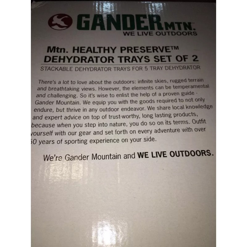 GANDER mtn. Stackable Dehydrator Trays Set Of 2 - For