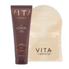 VITA LIBERATA Tinted Tan Lotion Dark 200ml & Mitt Bundle,