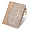 Lapensa Small wallet for Women RFID Blocking Bifold Zipper Pocket