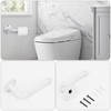 Jeasor 4-Pieces Industrial Pipe Bathroom Towel Ring Kit DIY Wall