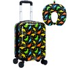 Kids Suitcase Set for Boys, Hardside 2Pcs Carry on Rolling