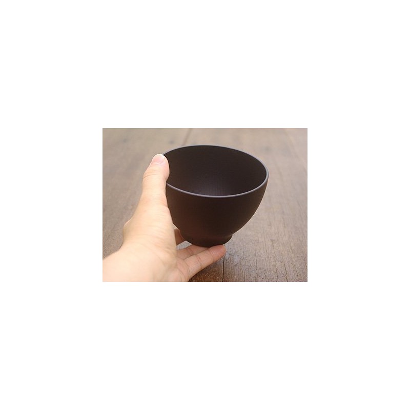 Tableware East Wood Grain Soup Bowl Small 360cc Dark Brown