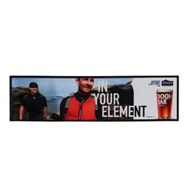 Sharps Brewery - Doom Bar ‘In Your Element’ Rubber Bar Runner 35 x 10 Inch