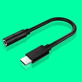 For HTC Wide Compatibility DAC Chip Durable Type C to 3.5mm Audio Adapter for HTC U Paly