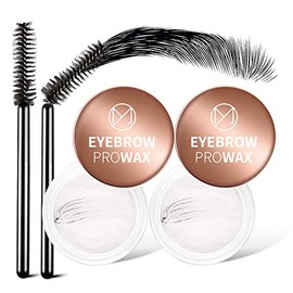 MAKI YIKA- Cera para cejas - Gel transparente para cejas Cera para peinar cejas para cejas esponjosas, gel para cejas resistente al agua, jabón para c