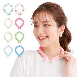 ktshop Refreshing Ring, Ice Neck Ring, Cooling, Heat Prevention, Heatstroke Prevention, Cool Goods, Neck Hanging, Cool, @18-S @ Chikukou Pink