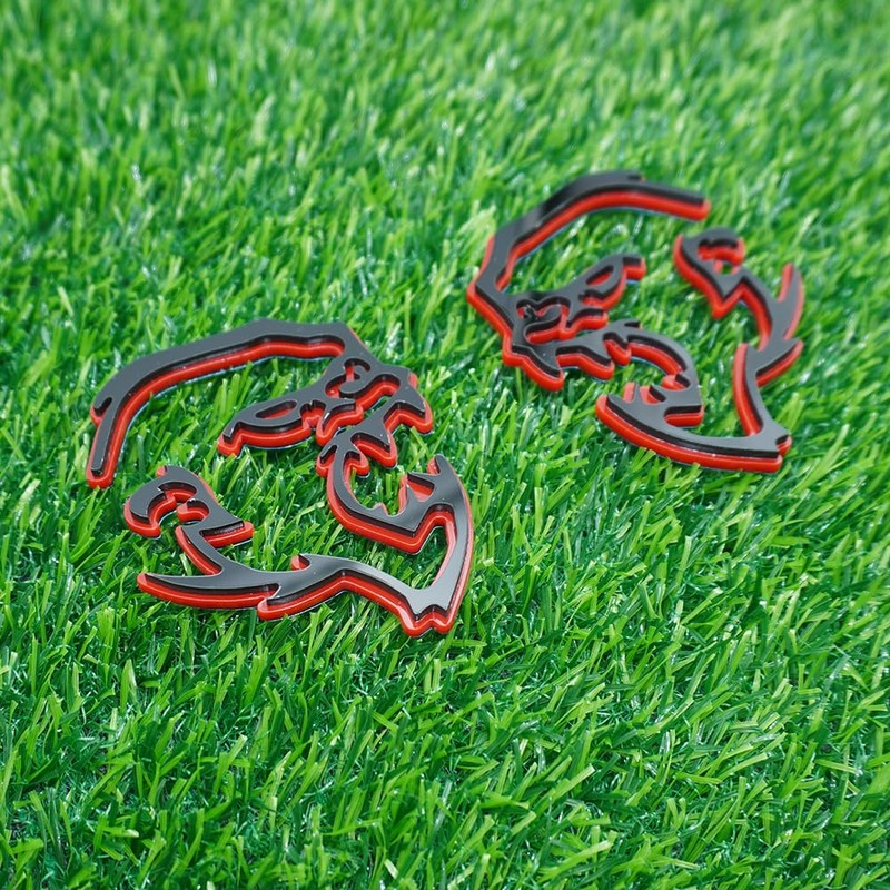 2Pc Gorilla Emblems 3D Badge Decal Sticker Fit for Universal