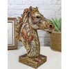 Faux Driftwood Equine Beauty Mustang Horse Head Desktop Plaque Sculpture