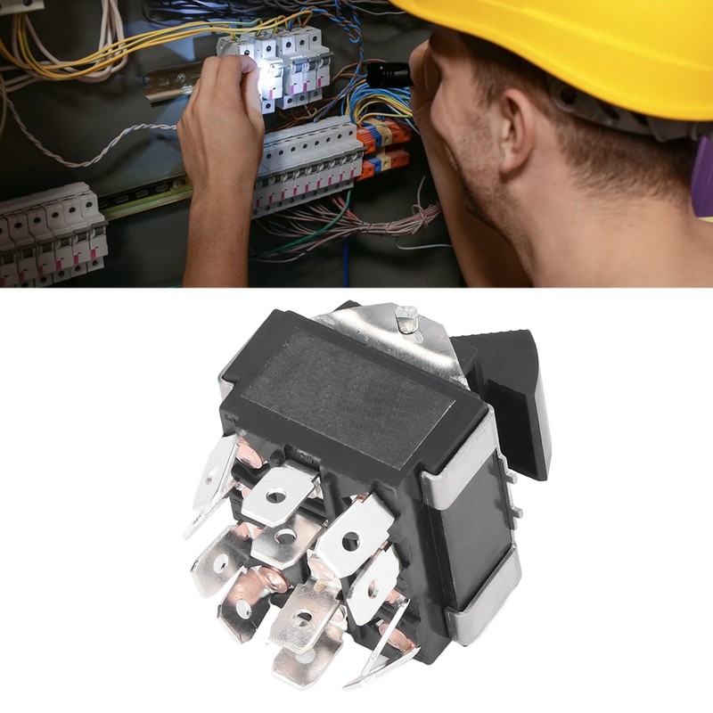 Rocker Switch Toggle Transfer Power Control 12 Pin 25A 125‑