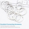 ASIRYVA 12 Pcs Key Ring Hoop, Key Rings Keyring Ringsfor
